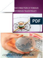 Composition and Direction of Trade and Foreign Trade Policy