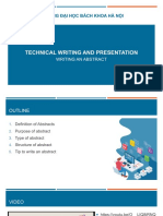 Technical Writing And Presentation: Trường Đại Học Bách Khoa Hà Nội