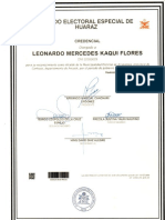 ALCALDE CREDENCIAL