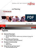 Oracle Demand Planning