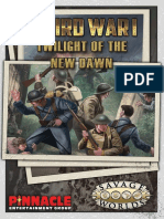 Savage Worlds - Weird Wars - Weird War I - Adv - Twilight of The New Dawn