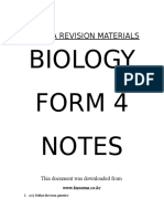 Biology Form 4 Notes Compress