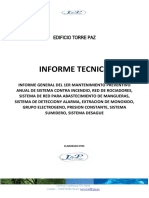 1er Informe Tecnico #I-000106-20 - Torre Paz Mantenimiento Preventivo Anual