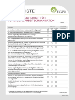 Checkliste Forst Arbeitsorganisation