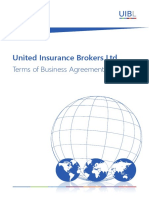 Terms of Business Agreement Booklet