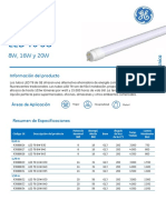 Ficha Tecnica-LED T8 SG