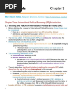 Global Trends Chapter 3 Note