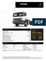 Especificações técnicas do caminhão Mercedes-Benz Axor 3131 6x4 basculante