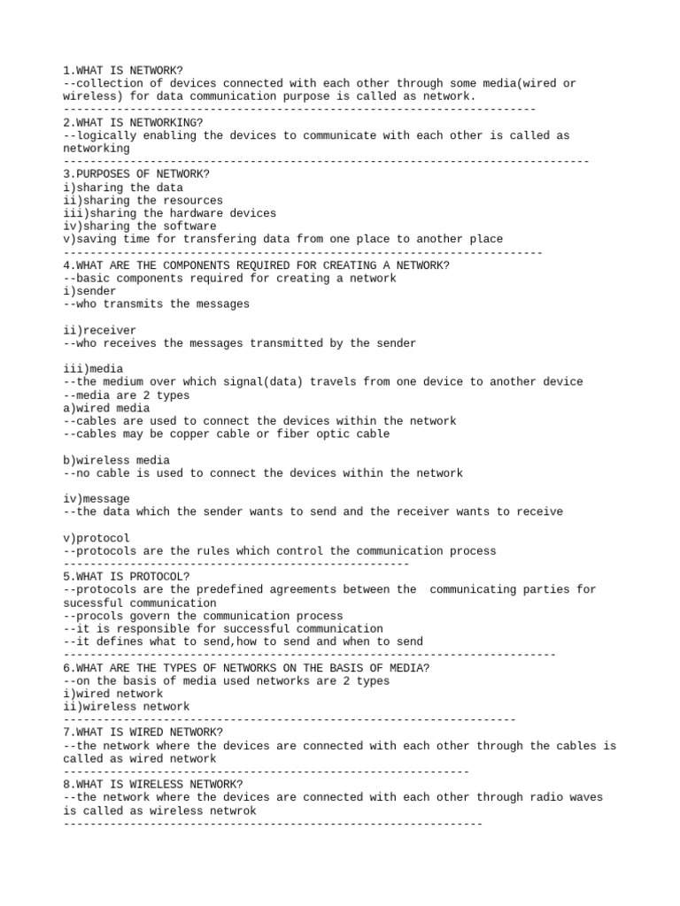 Network Concept and Management On Windows Devices | PDF | Computer ...