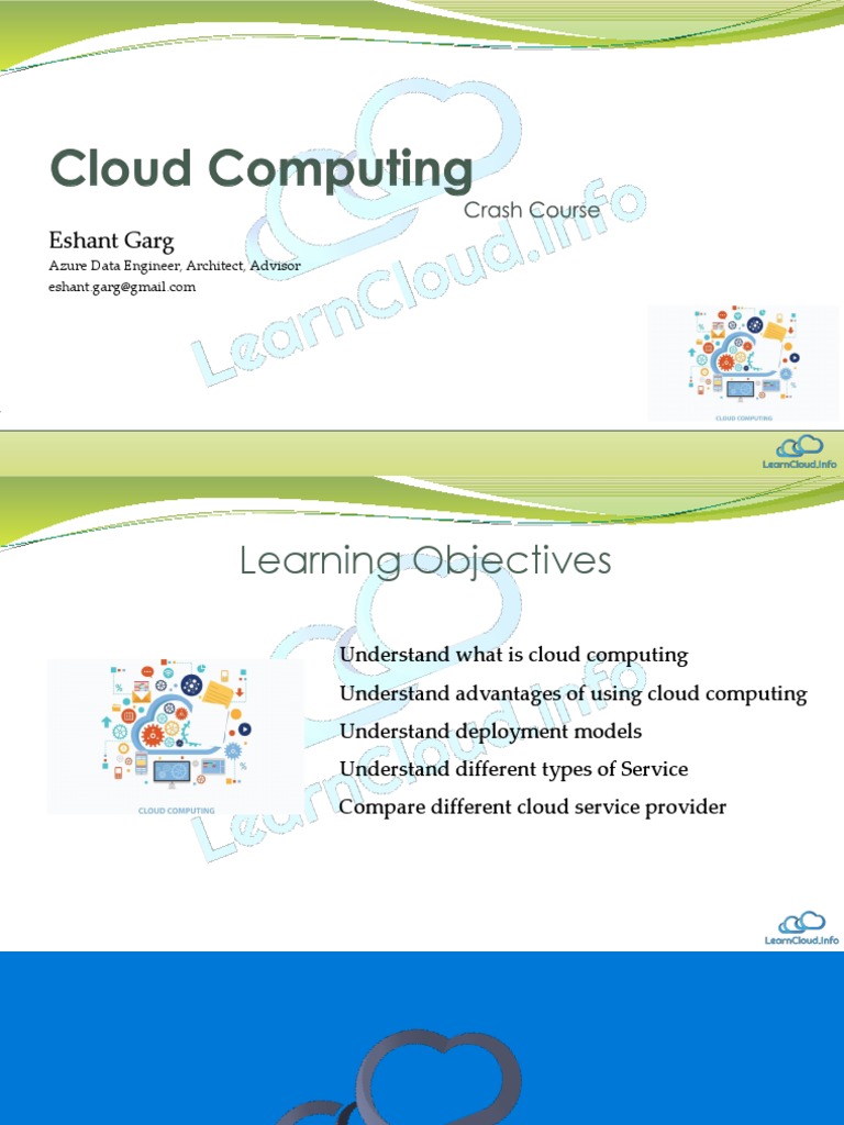 Cloud Computing Crash Course Overview | PDF | Cloud Computing ...