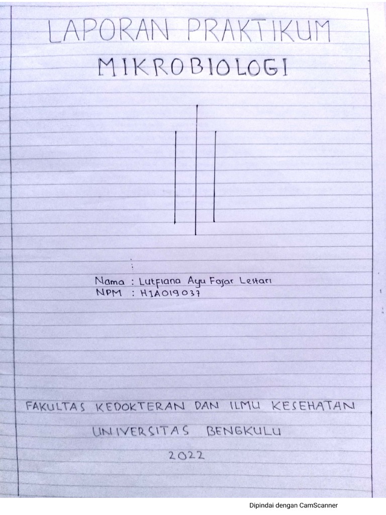 Laporan Praktikum Mikrob Respi Lutfi | PDF