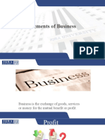 Elements of Business