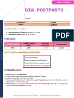 Hemorragia Postparto (Atonía Uterina, Lesión Canal Del Parto, Retención Placentaria, Coagulopatías)