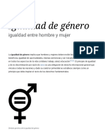 Igualdad género