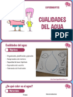 Experimento Cualidades Agua