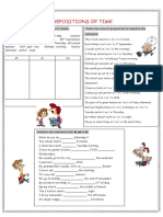 Prepositions of Time - 16529