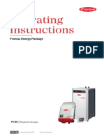 Instruções de operação do Fronius Energy Package