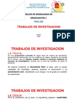 Trabajos de Investigacion