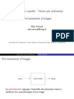 Informatique Visuelle - Vision Par Ordinateur. Pré-Traitement D Images