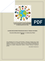 Algunas Reflexiones Pedagógicas para El Trabajo Con Niños Escuela 2018 La Casita de Lxs Pibxs