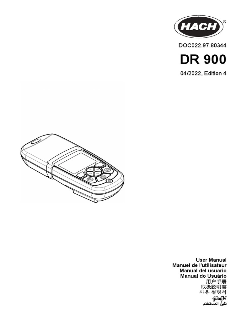 Manual Del Usuario DR900 Download Free PDF