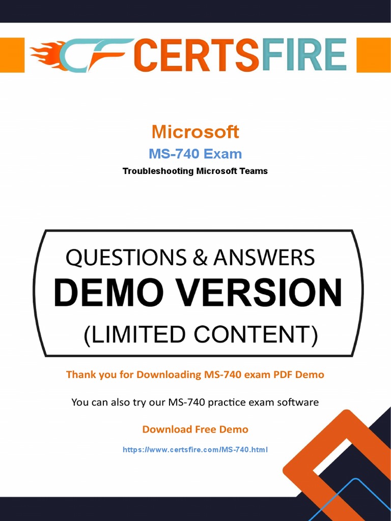 Microsoft: MS-740 Exam | PDF | Test (Assessment) | Active Directory