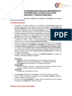 Indicaciones para El Desarrollo de Informes - Geometría y Trigonometría