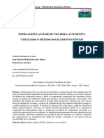 Modelagem e Análise de Uma Biela Automotiva Utilizando o Método Dos Elementos Finitos