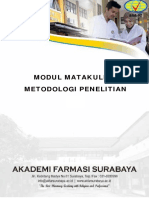 Modul Praktikum Metodologi Penelitian Akademi Farmasi Surabaya
