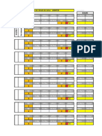 UNINTER grade calculation sheet