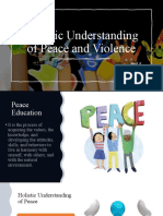 Holistic Understanding of Peace and Violence: Prof. P