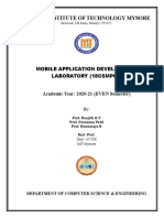 MIT Mysore Mobile App Development Lab Manual