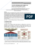 Material Flow Optimization Through E-Kanban System Simulation