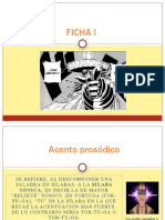 Ficha 1 - Acento Prosódico