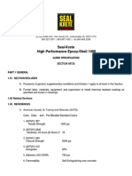 SEAL KRETE Epoxy Shell 1000 Specification