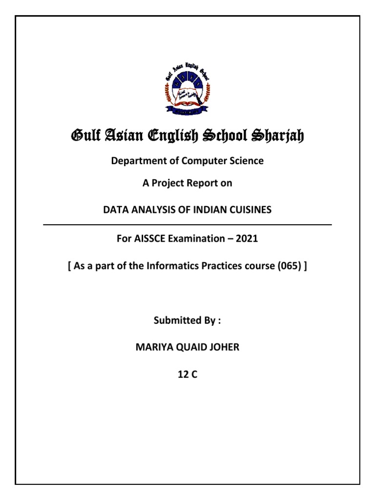 Gulf Asian English School Sharjah | PDF | Indian Cuisine | Foods, image size:768x1024