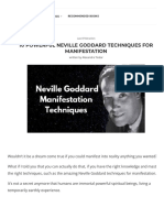 10 Powerful Neville Goddard Techniques For Manifestation