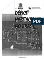 Déficit Habitacional Joao Pinheiro 1995