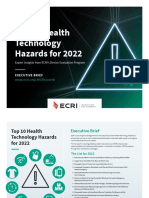 Top 10 Health Technology Hazards For 2022: Special Report