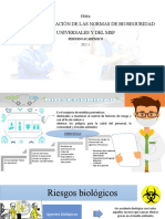 Manejo y Aplicación de Las Normas de Bioseguridad Universales y Del MSP