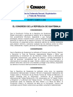 Ley Contra La Violencia Sexual, Explotación y Trata de Personas