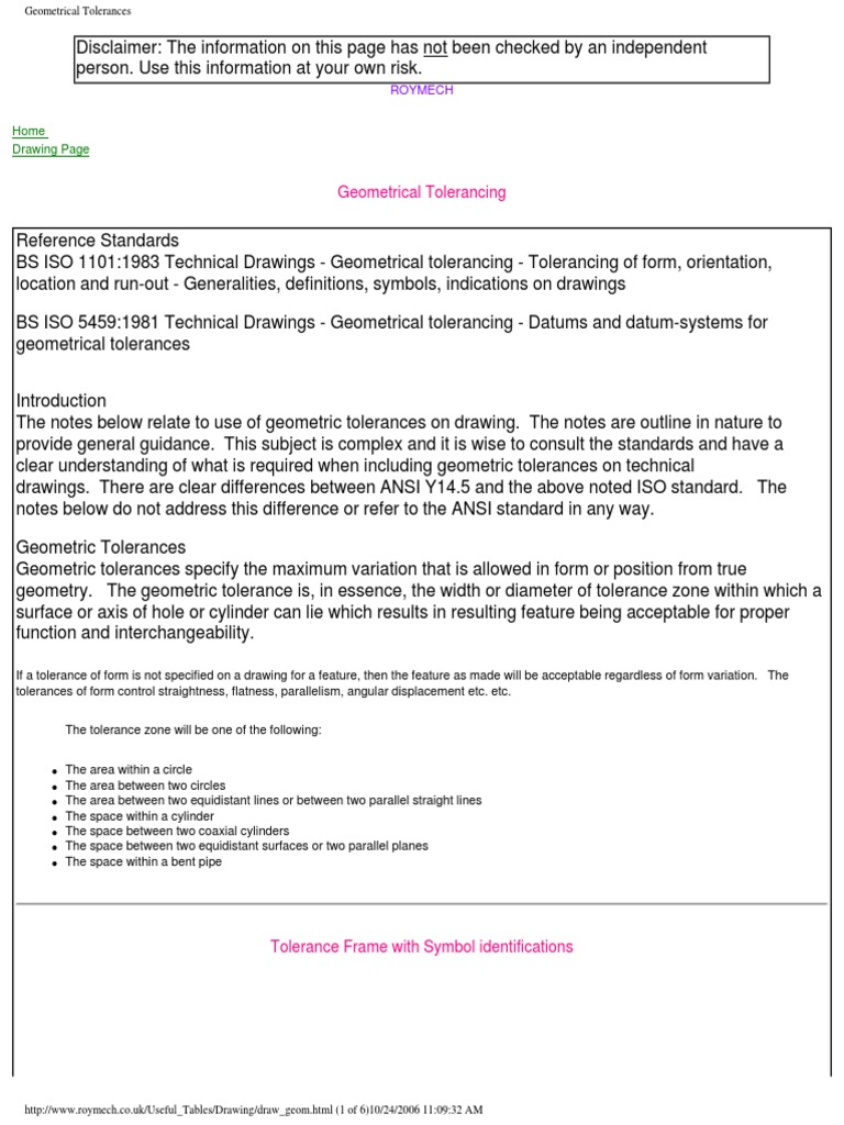 Useful Tables Drawing Draw Geom | PDF | Engineering Tolerance | Force