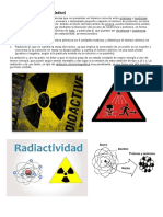 Causa de La Radiactividad