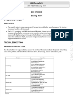 Steering System: 2005 Toyota RAV4 2005 Toyota RAV4