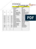 PROGRAMA DE CLAUSURA