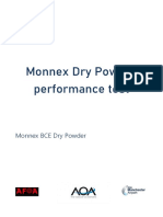 Monnex Dry Powder Performance Test