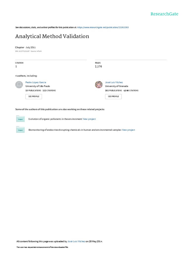 Analytical Method Validation in Pharma | PDF | Detection Limit ...