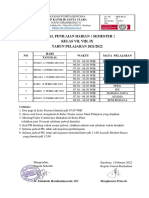 Jadwal PH1 Semester 2