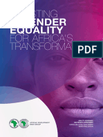 Gender Equality: Investing IN For Africa'S Transformation