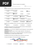 4th Quarter Summative Test in MAPEH 6 Answersss